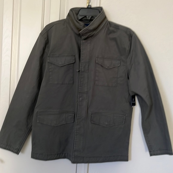 Mens Field Jacket, Stretch, Stow Away Hood - Picture 5 of 16